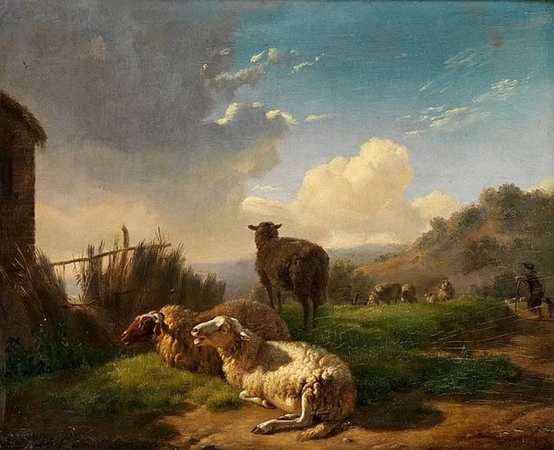 Balthasar Ommeganck - Pecore ecapra